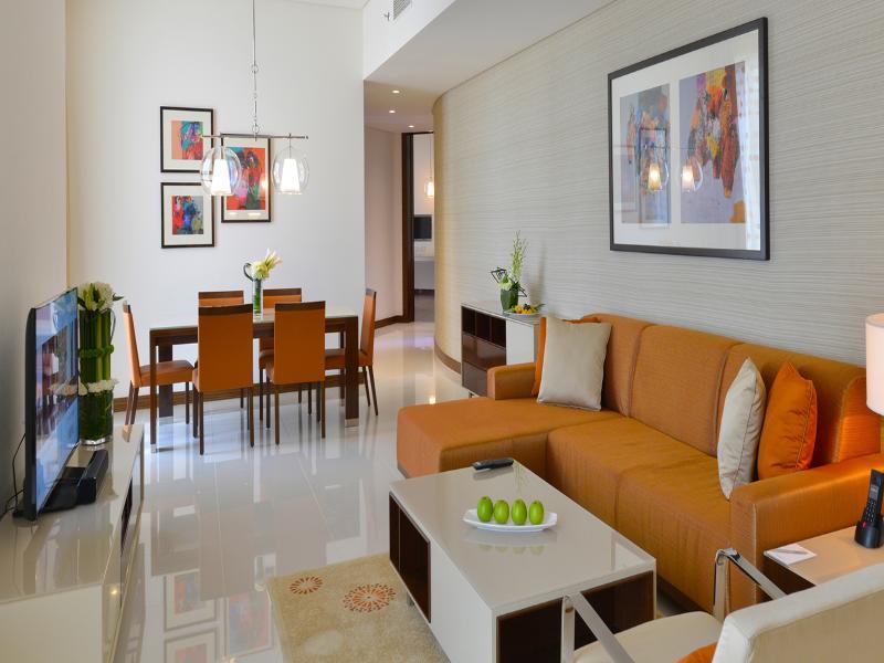 Fraser Suites Diplomatic Area Bahrain Manama Exterior foto Living room